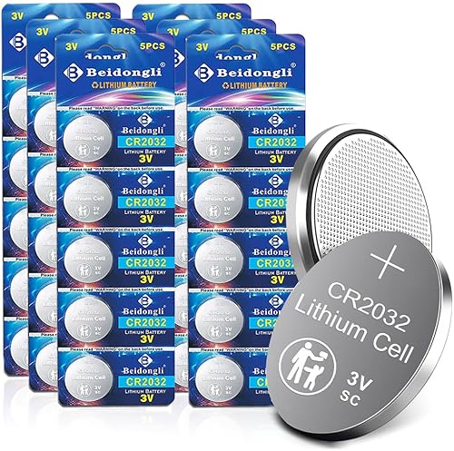 Baterías CR2032 3v batería de litio cr2032 para control remoto sin llave, paquete de 30