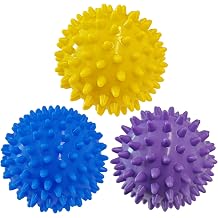 Spiky Massage Balls, 3PCS Firm, Medium and Soft