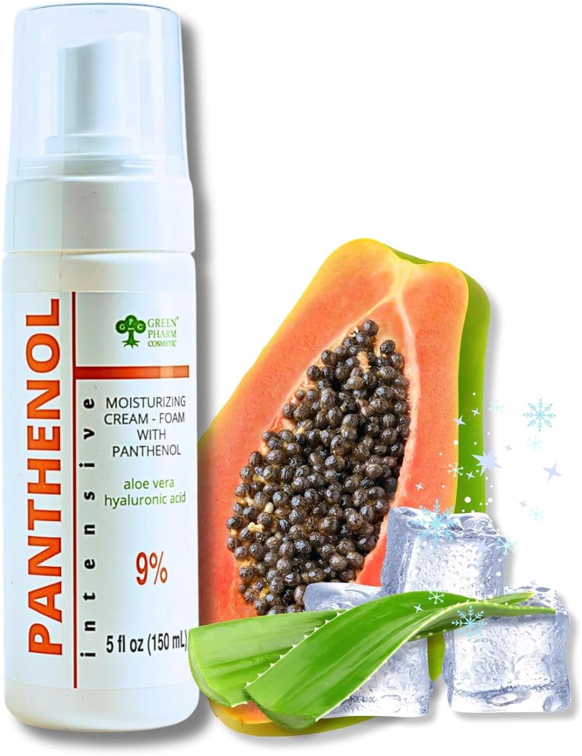 9% Panthenol Foam After Sun & Instant Redness Relief| Barrier Repair with Aloe & Hyaluronic Acid| Post Acne, Procedures, After Tattoo Care & Hair Transplant Spray | Baby & Sensitive Skin Safe