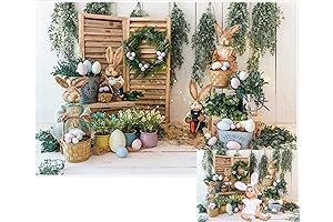 Allenjoy 7x5ft Spring Easter Backdrop for Photoshoots