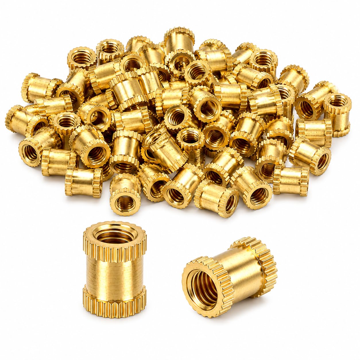 Brass Inserts M3 x 5mm - Precision Threaded Fasteners(Pack of 50)-image-25