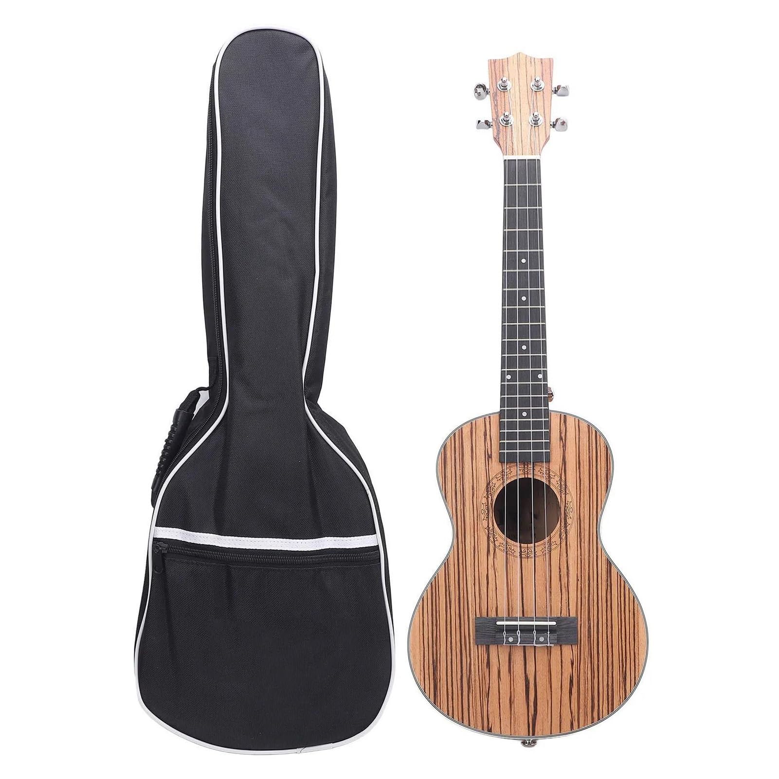 Leistungsart Ukulele 26 Zoll Tenor Ukulele Set 4 Saiten Mit Stimmgerät Tasche Und Tragegurt Für Anfänger Klarer Heller Klang