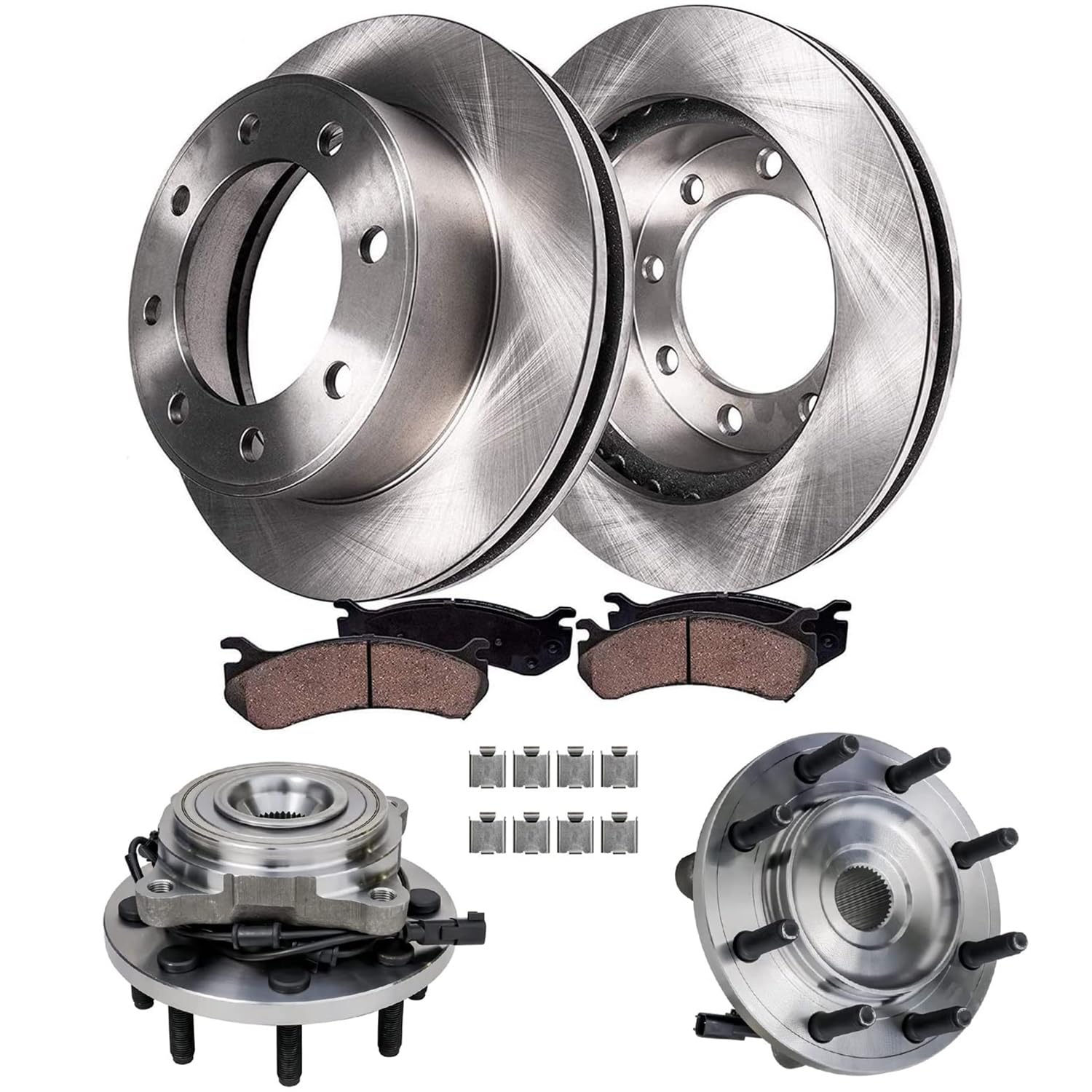 Detroit Axle - 4WD Front Brake Kit for 2012-2013 Ram 2500 3500 [8-Lug]