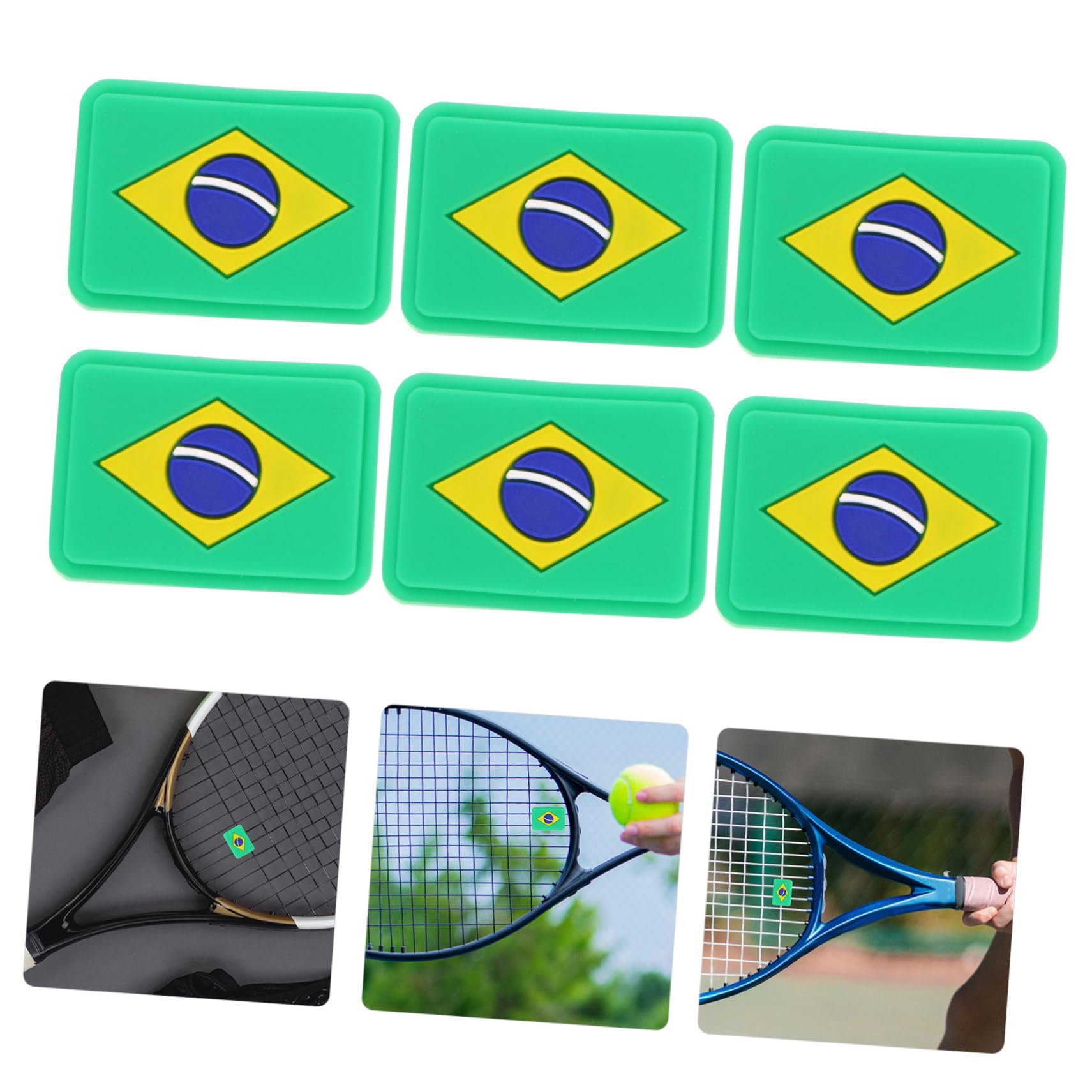 BESTonZON Amortiguadores De Vibración para Raquetas De Tenis De Antivibración Efecto Decorativo Y Instalación Absorbe Partidos De Tenis