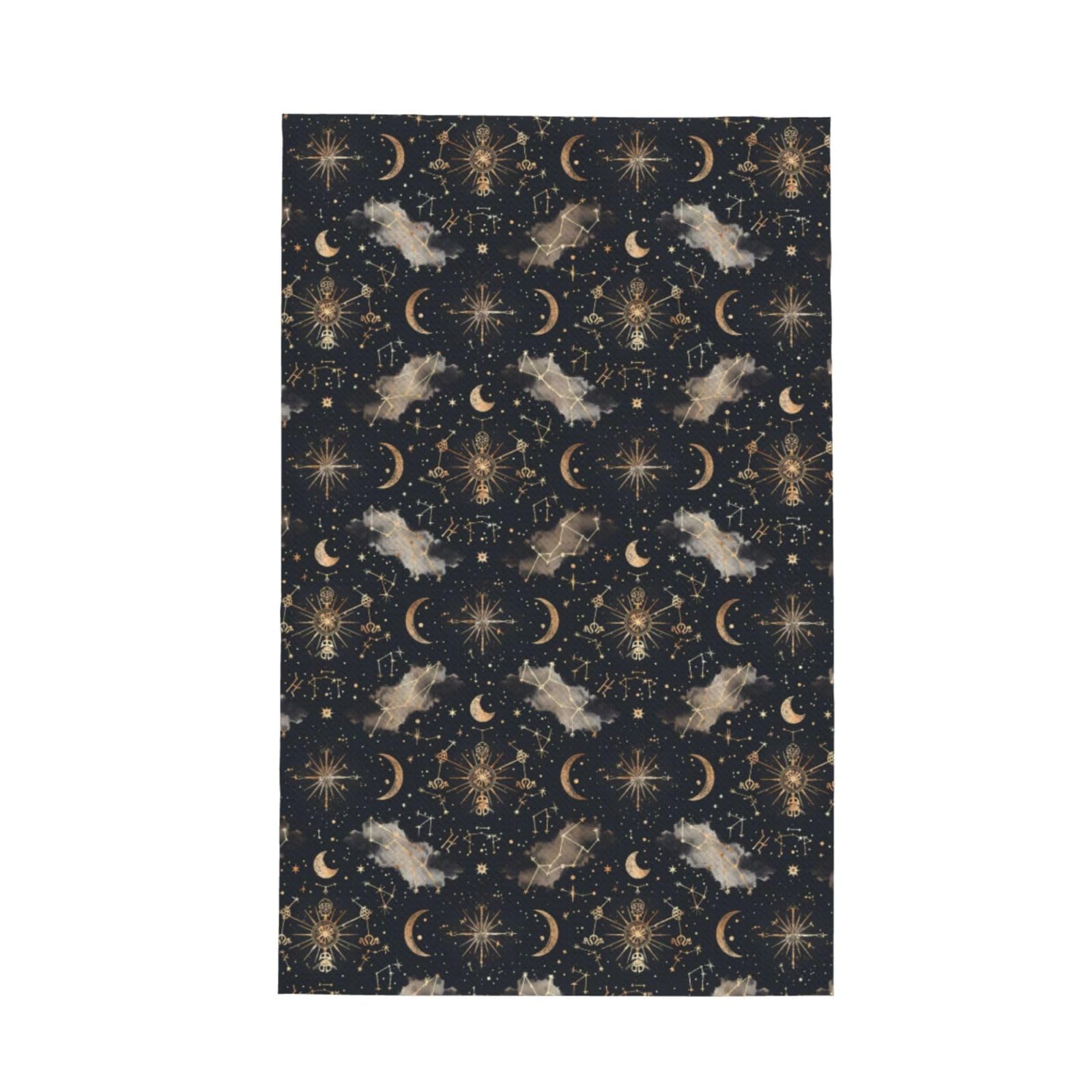 Anceky Astrology Symbols (12) for Absorbent Kitchen Towels, 16x26 Inch Quick Dry Cleaning Dishcloths