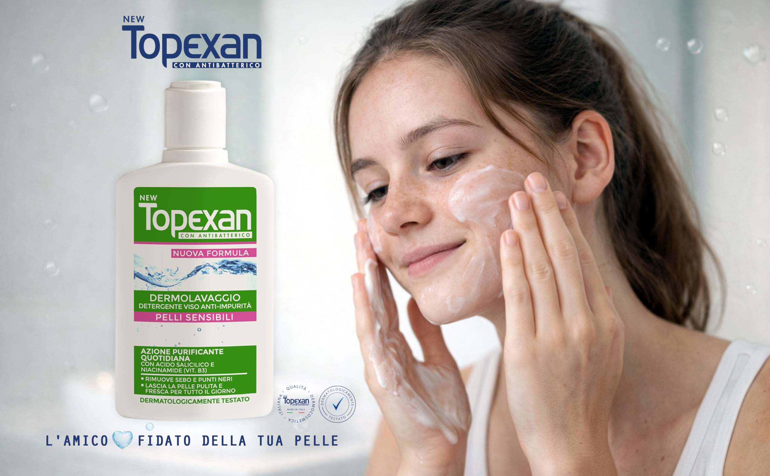 NewTopexan Dermolavaggio Anti-impurtà Pelli Sensibili
