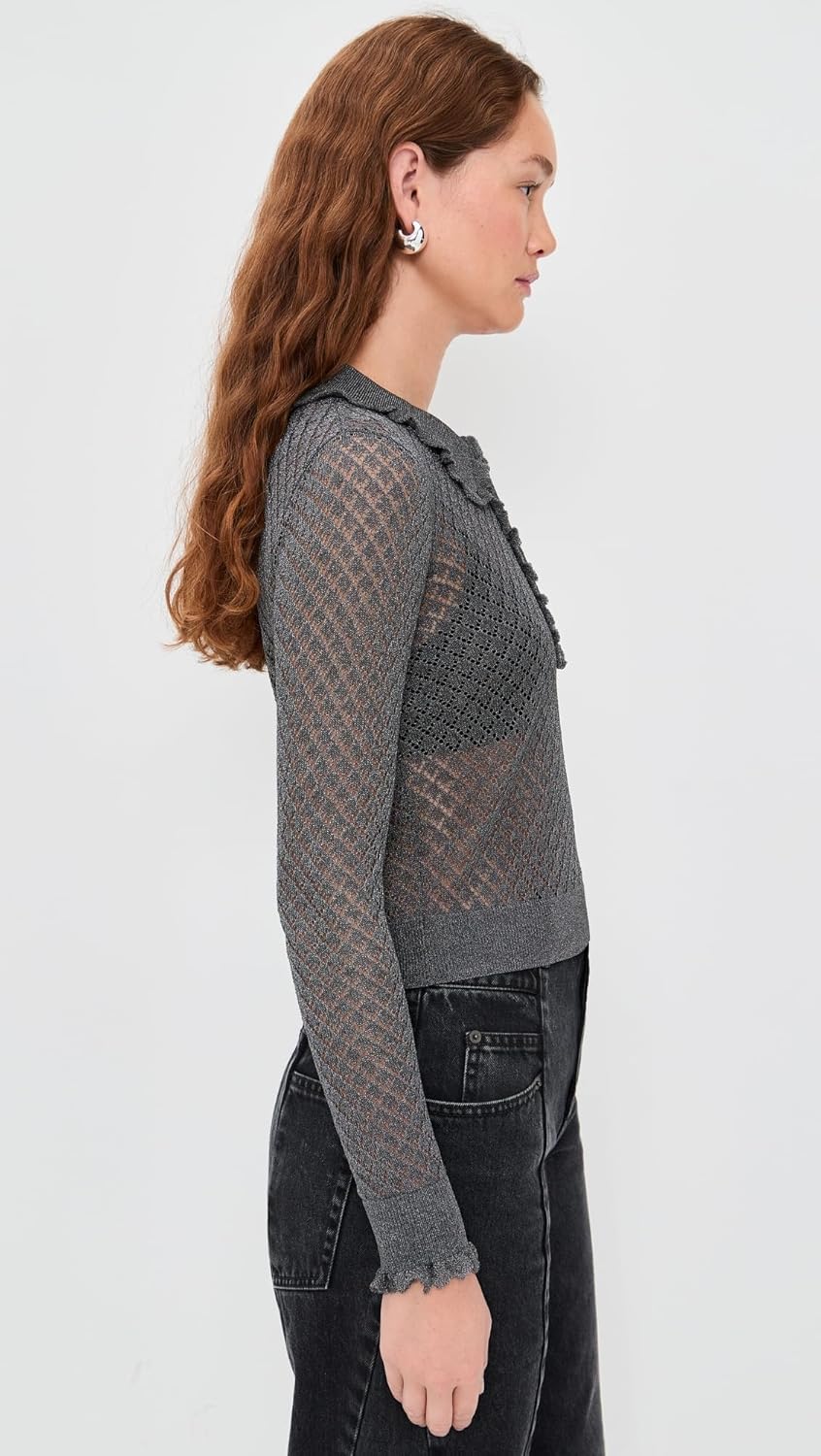 AKNVAS Women's Klara Knit Polo Top - Image 4