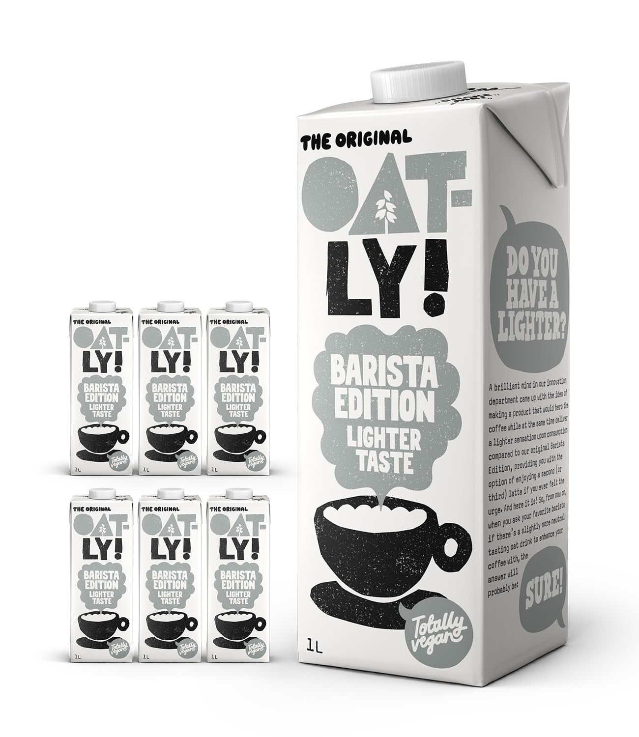 Oatly Oat Drink Barista Edition Lighter Taste 6 x 1L