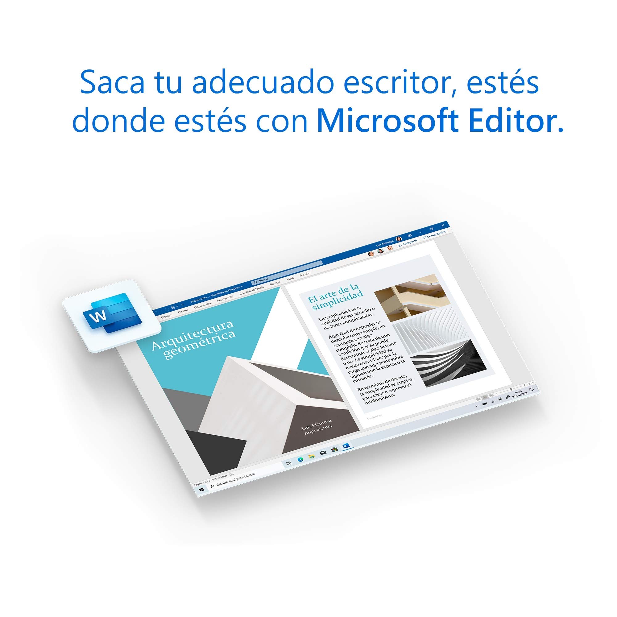 Microsoft 365 Personal Suscripción anual 1 PC Mac tableta iPad Android Windows teléfono