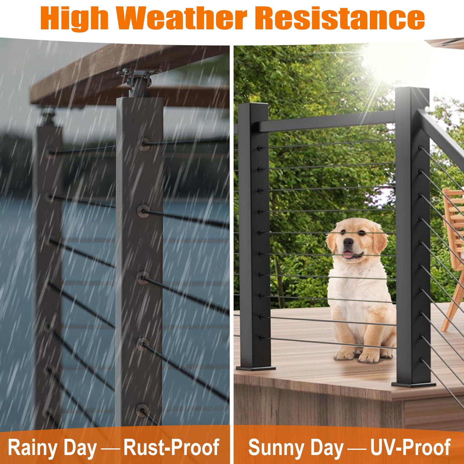 Cable Railing With Wire Rope Clips Snapklik.com : Funerlulu 1/8