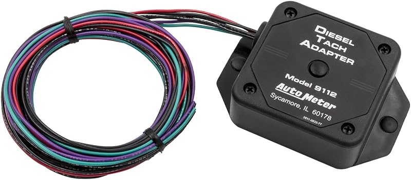 Adaptador de sinal de RPM AUTO METER 9112 para motores diesel – 1 unidade