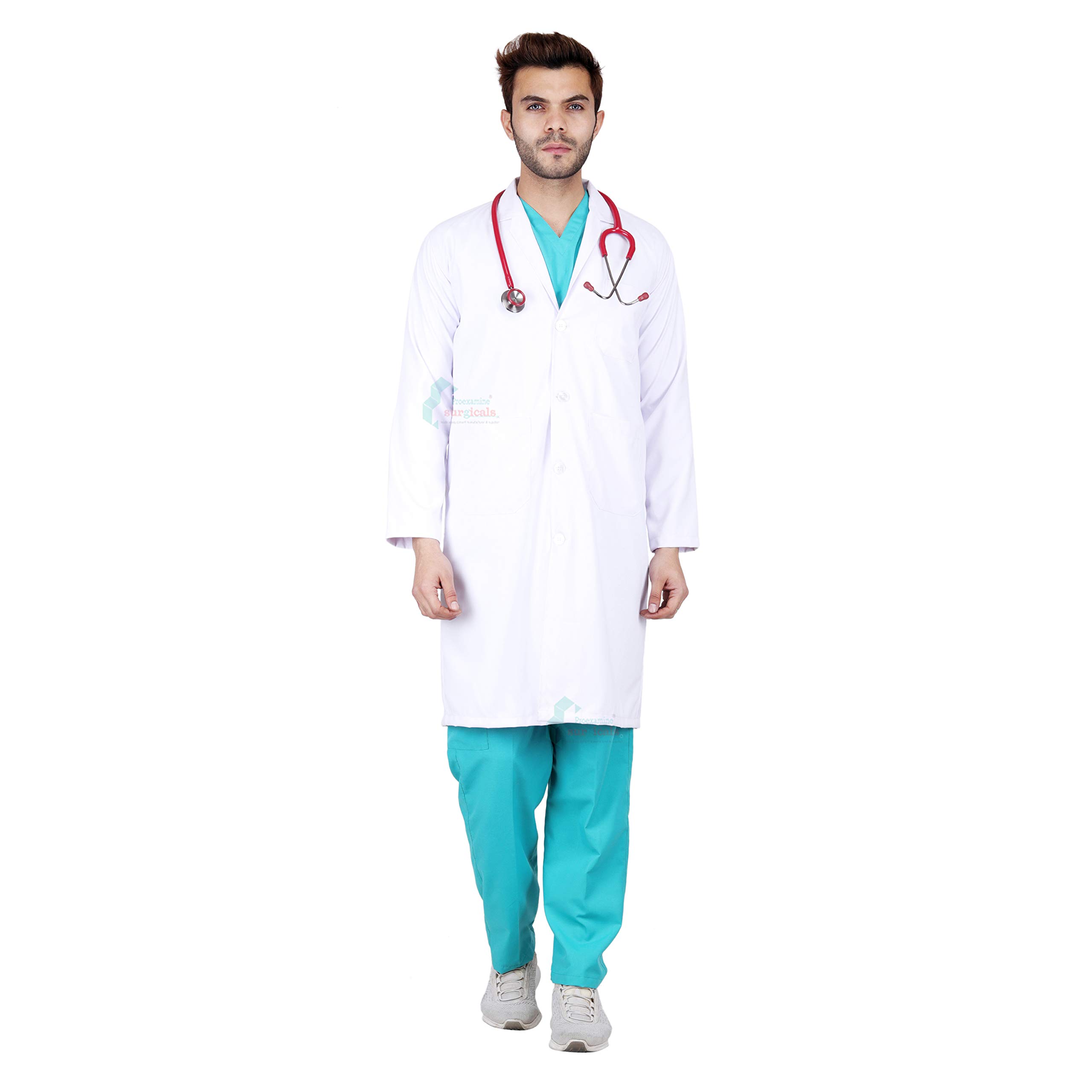 See full amazon price history chart for Proexamine Surgicals Doctors Apron Lab Coat Full Sleeves Long (44-XXL, White) Proexamine Surgicals Doctors Apron Lab Coat Full Sleeves Long (44-XXL, White) (B07QSCTS4L) Amazon Price History, Amazon Price Tracker