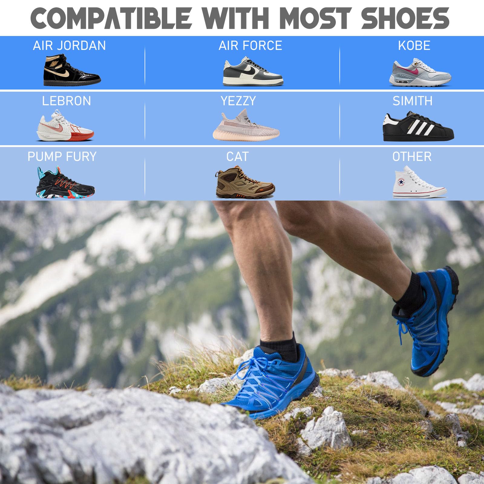4 unidades de zapatos antiarrugas para zapatillas, ajuste óptimo y protección para hombre y mujer
