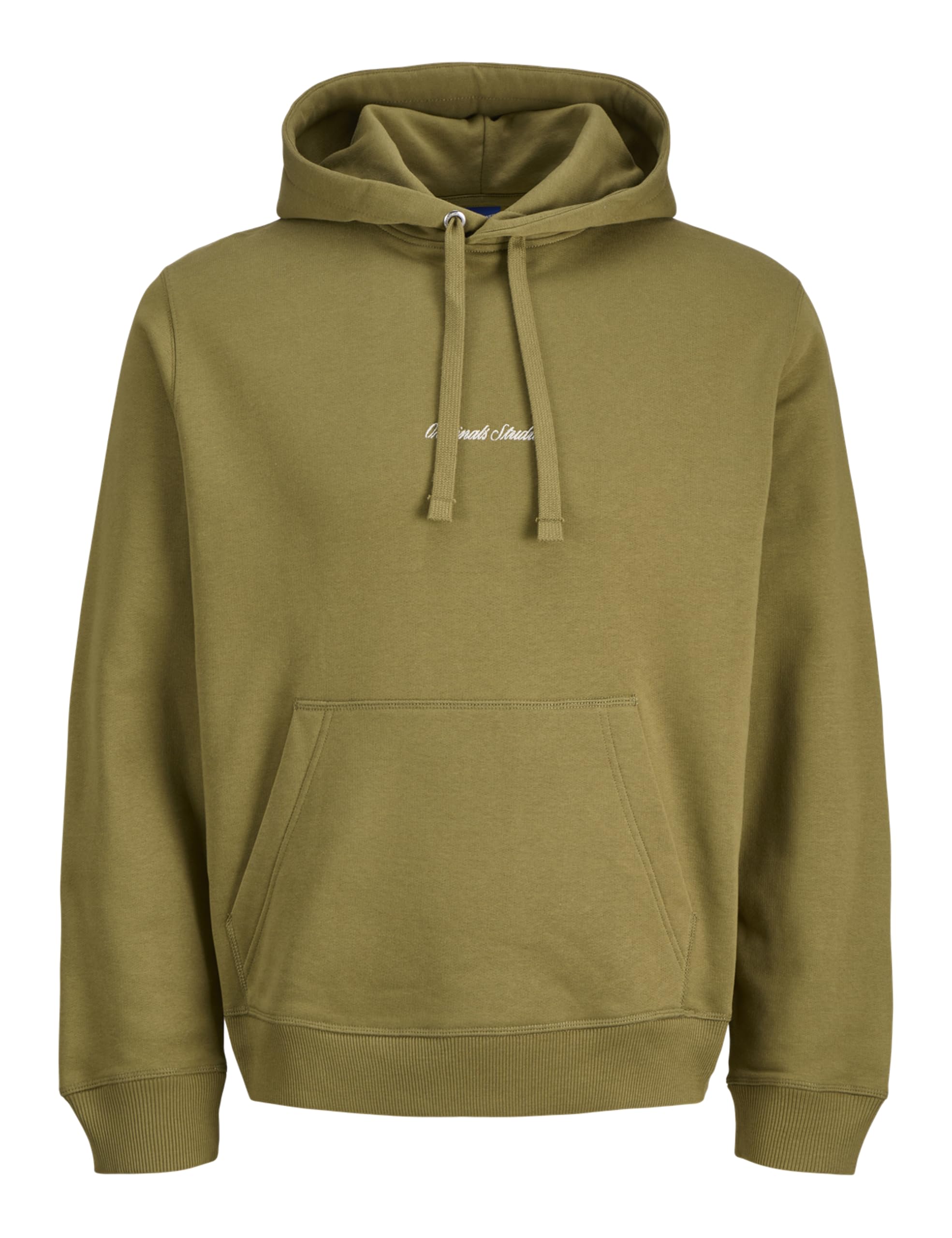 JACK & JONES Men's Jornorrebro Emb Sweat Hood Pls, Olive (drab olive), 5XL