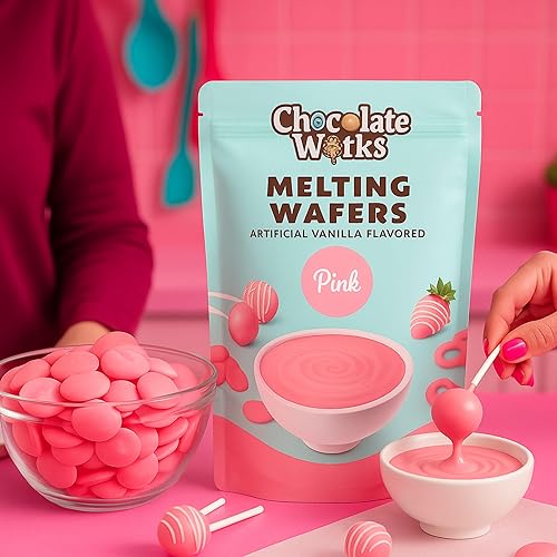 Miniatura 2 de Chocolate Works Melting Chocolate Parent (1 libra (paquete de 1), chocolate rosa)