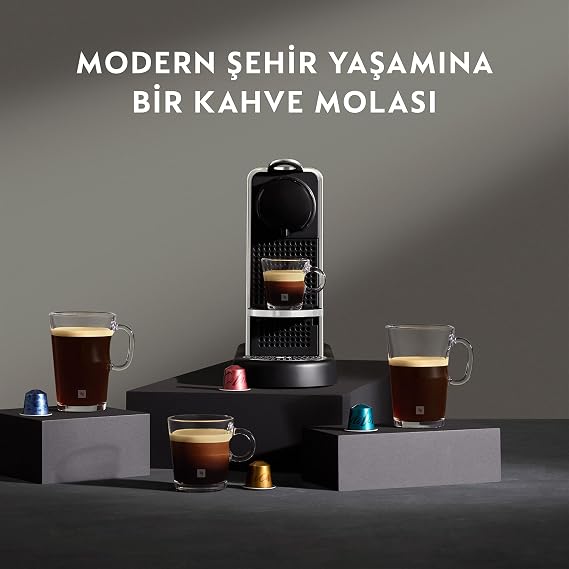 Nespresso D 140 Citiz Platinum, Stainless Steel Coffee Maker