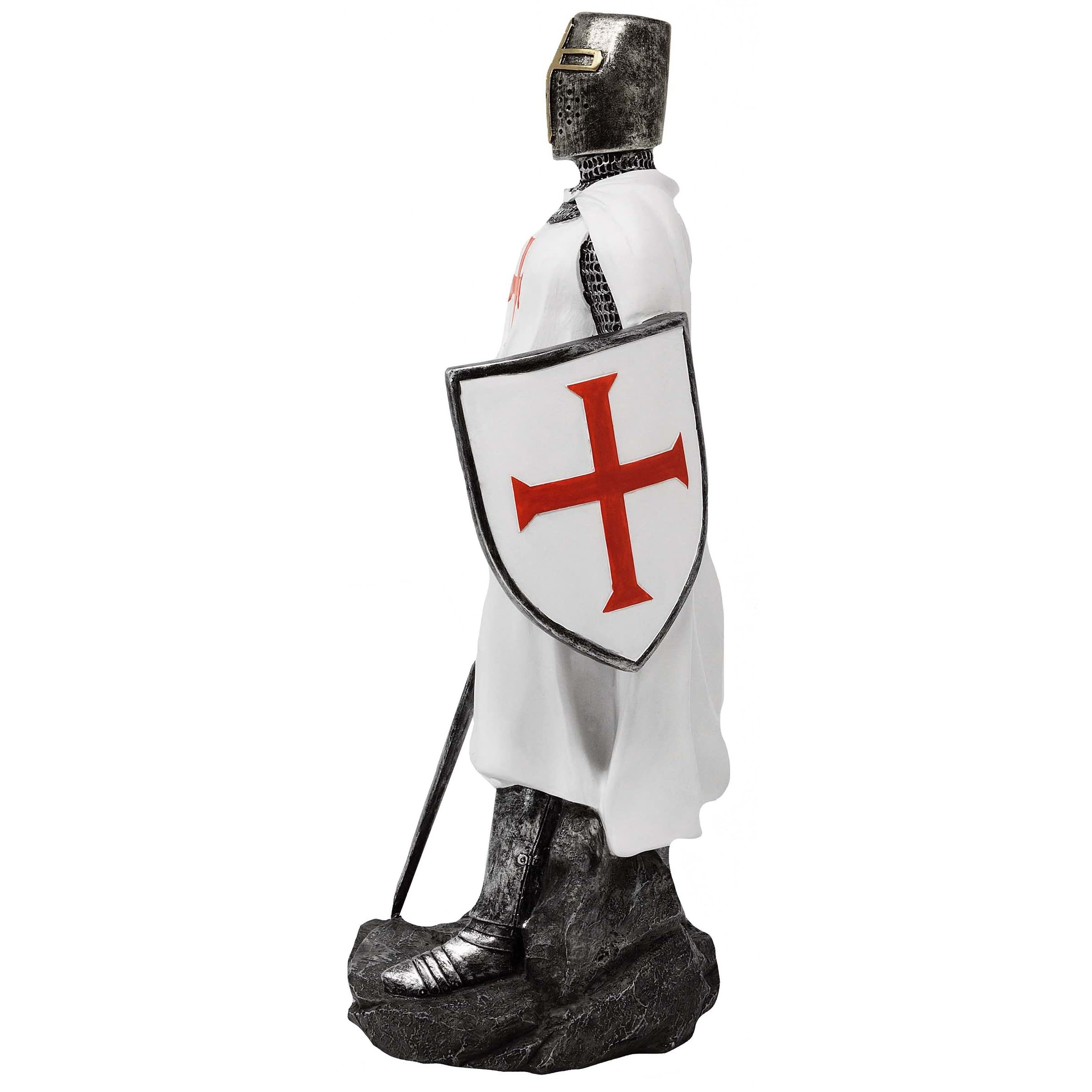 Kreuzritter weiss/rotes Kreuz mit Schwert - Mittelalter, Knight, Temples