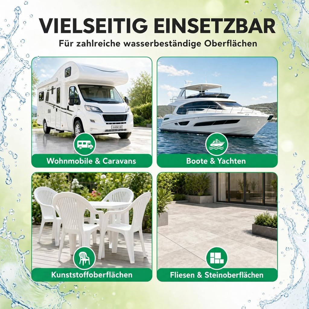 Hygiene VOS Nettoyant professionnel concentré - Bidon de 10 L - universel pour maison, caravane, camping-car, bateau et yacht