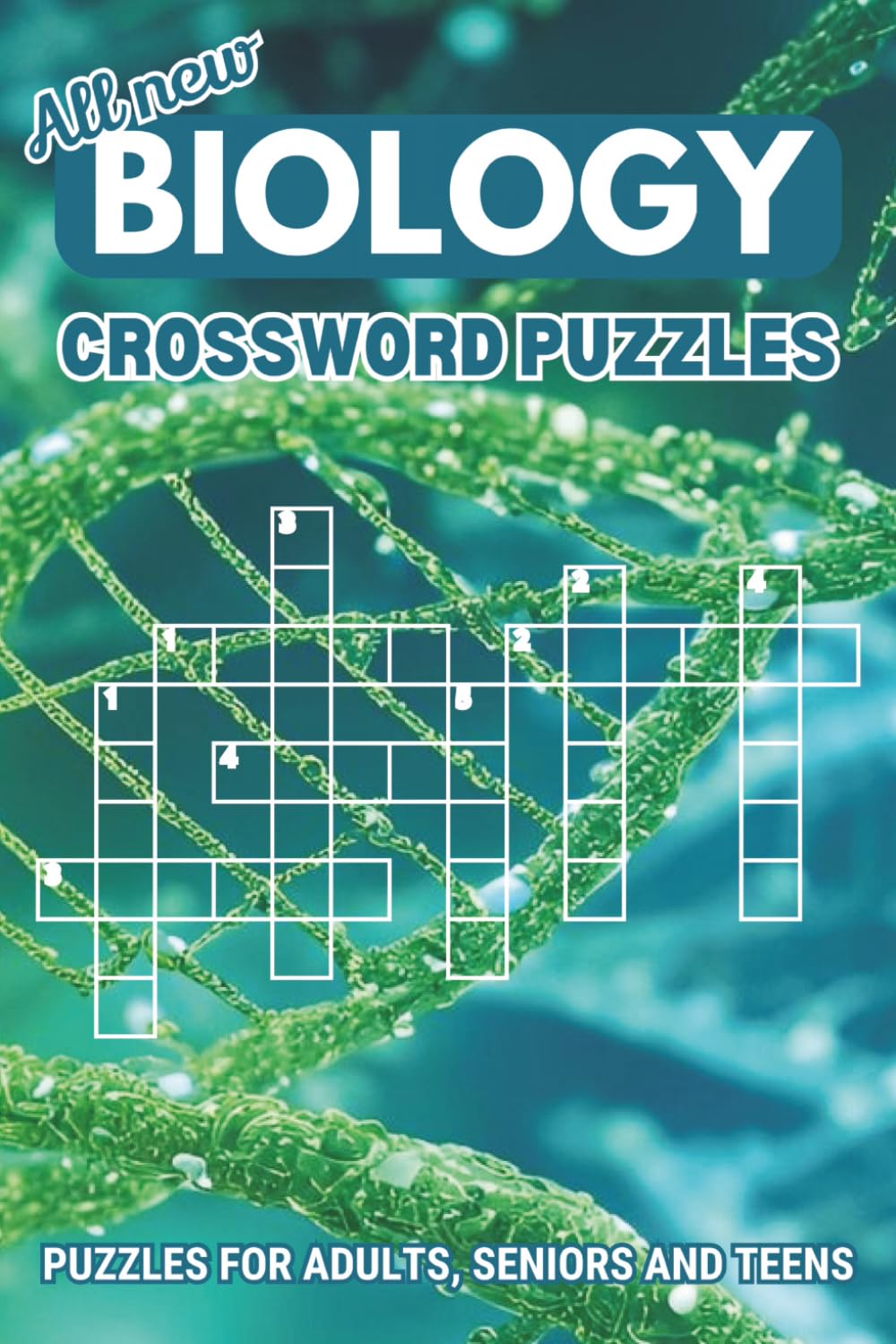 Biology Crossword Puzzle Book: Crossword puzzles with easy to read print about Biology, Science and Anatomy | 6x9 inches, 120 pages, 50+ puzzles | Gifts for Vacations, Holidays and Recreation.
