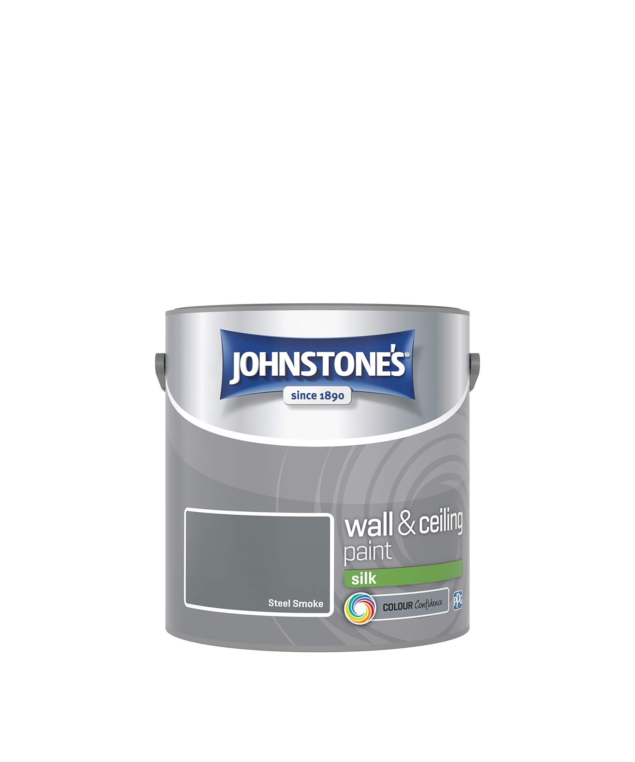Johnstone's - Silk Wall & Ceiling Paint - Steel Smoke - 2.5L