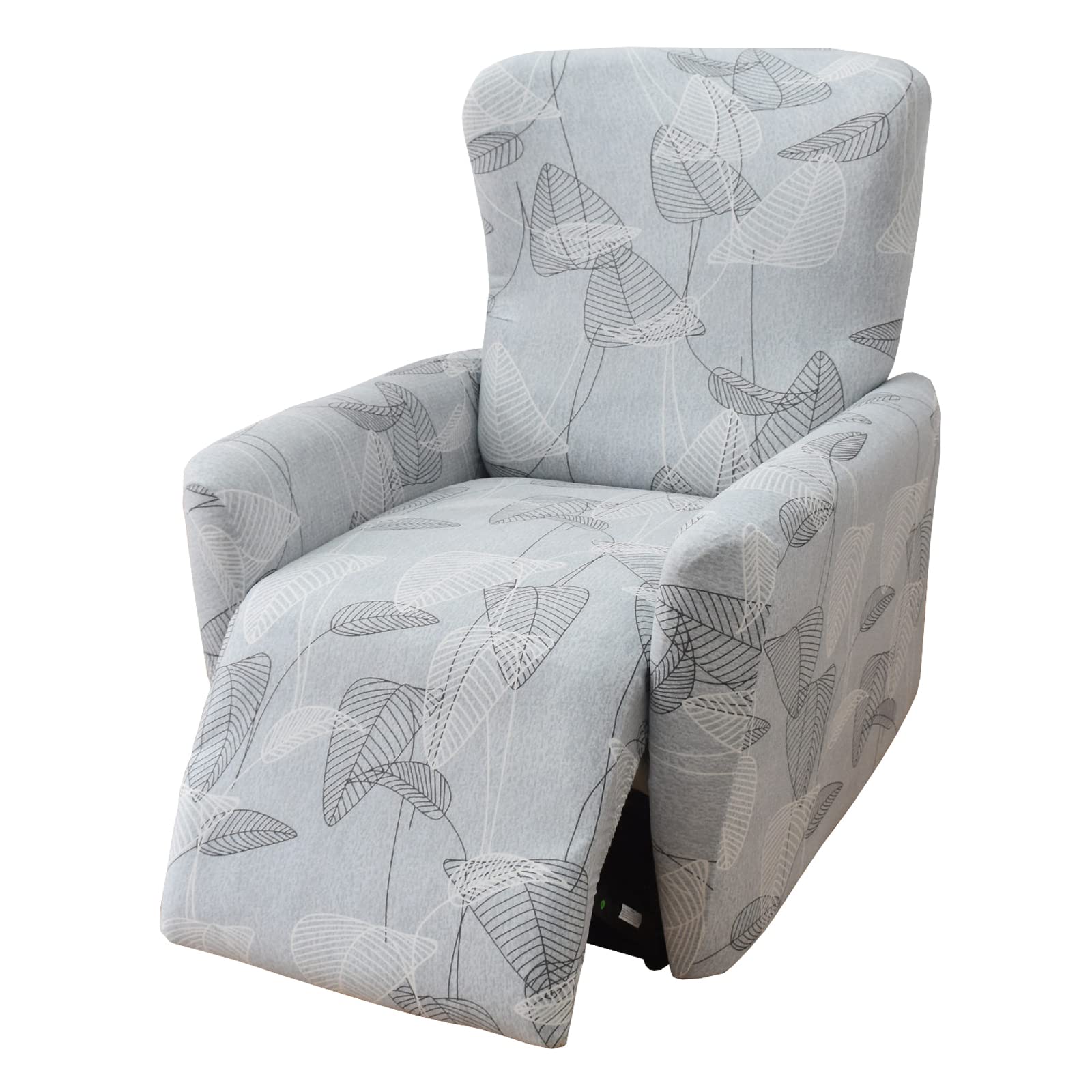 Housse fauteuil inclinable 1 place douce en spandex pour rénover un salon usé