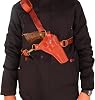 Leather Chest Holster Fits Colt Python or Colt King Cobra, Premium Leather, Thumb Break, Right Handed - ShnLeather