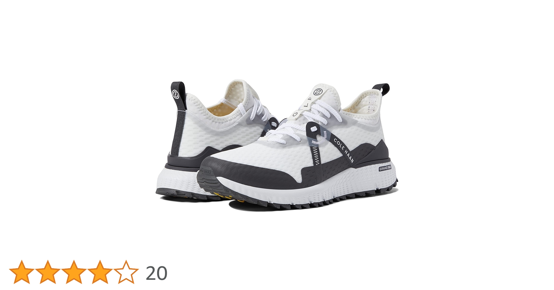 新品　コールハーン　COLE HAAN ゴルフシューズ　ゼログランド　黒　白　黄 COLE HAAN コール ハーン（COLE HAAN）（メンズ） ゴルフ