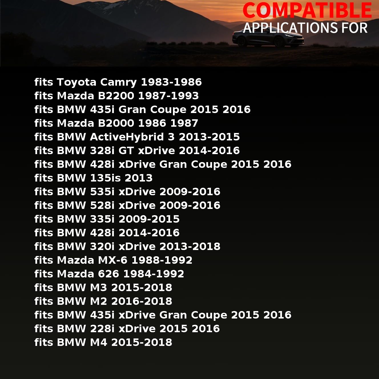 Engine Crankshaft Seal Rear crankshaft seal fits BMW 535i xDrive,X5,X3 2009 2010-2018 fits Toyota Camry,Corolla 1983-1986 Replacement K011-11-312, 0K011-11-312, 11-11-7-587-168 1 x