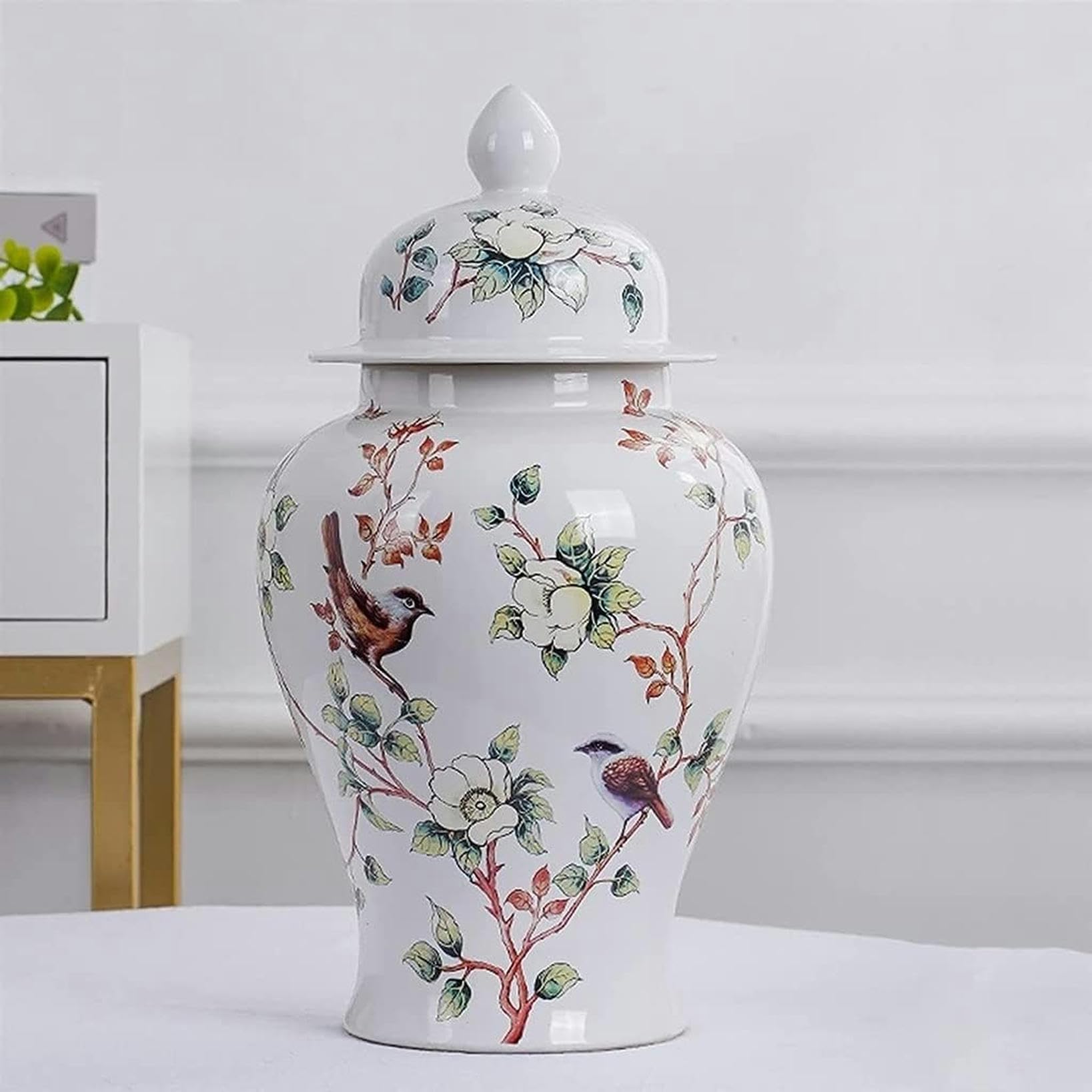 Pot de gingembre décoratif en céramique pour sublimer le mobilier du salon