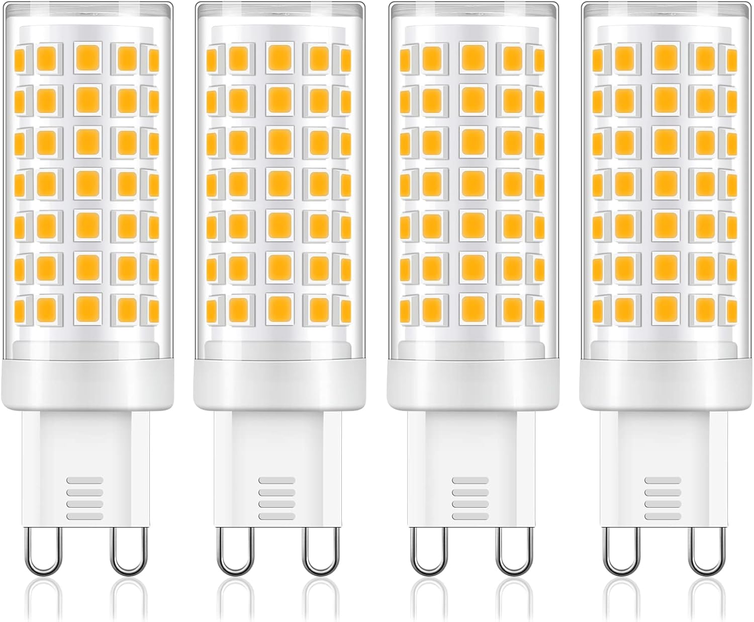 XBOCMY G9 Led Bulbs, 60W Halogen Equivalent, 3000K Soft Warm White, Dimmable, G9 Bi Pin Base