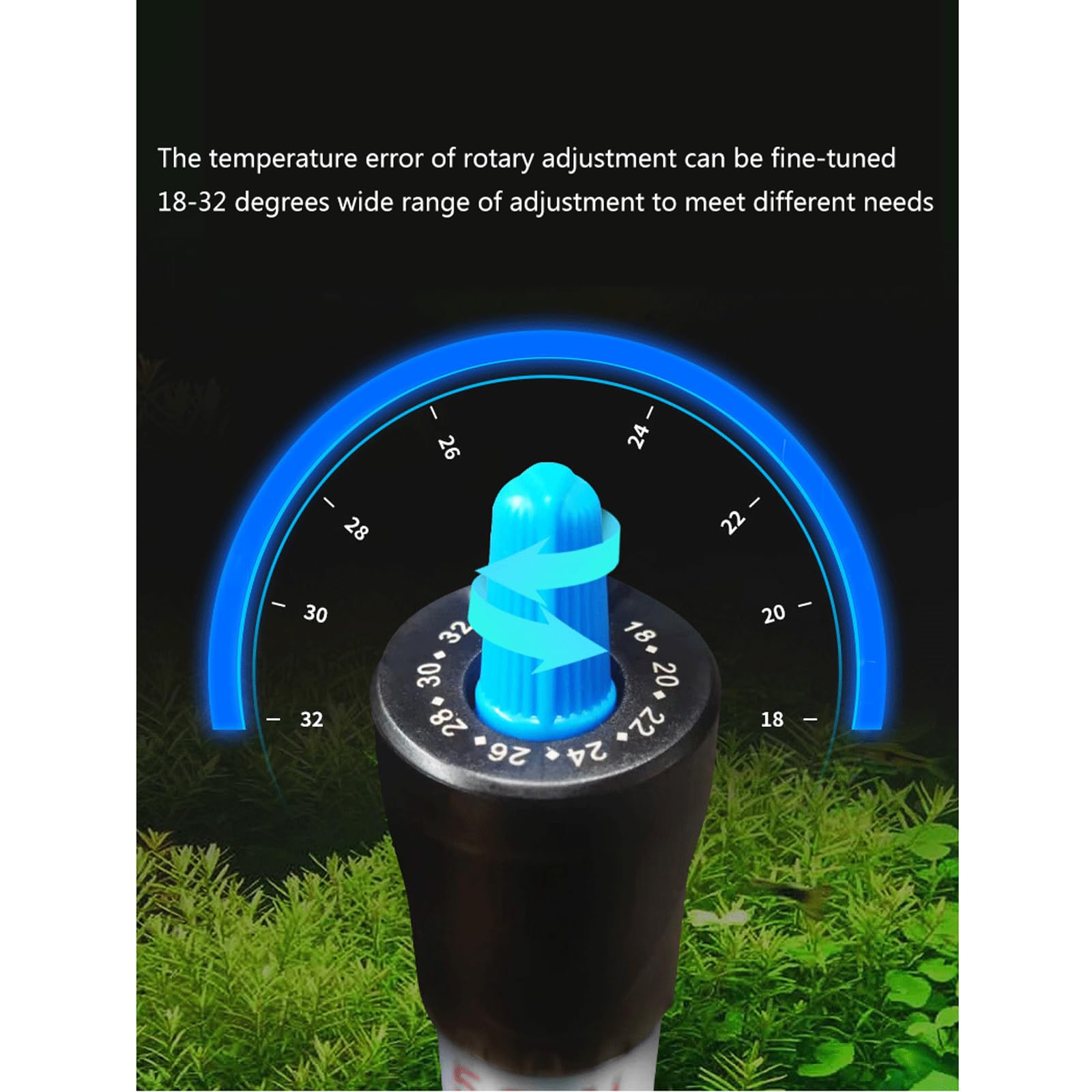 Riscaldatore per Acquario a Temperatura costante Completamente Automatico in Acciaio Inossidabile 304, 50 W (300 W)