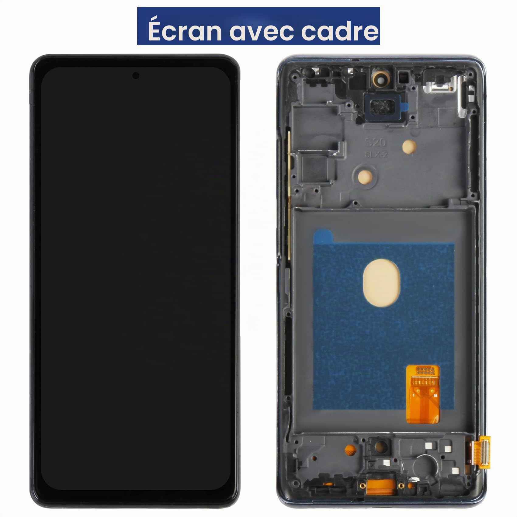 OLED Écran pour Samsung Galaxy S20 FE 4G/5G - pour Samsung Galaxy S20 FE 4G LCD Numériseur pour Galaxy S20 FE 5G LCD Écran Tactile Digitizer Verre Assemblé SM-G781B SM-G781U (Noir avec Cadre)
