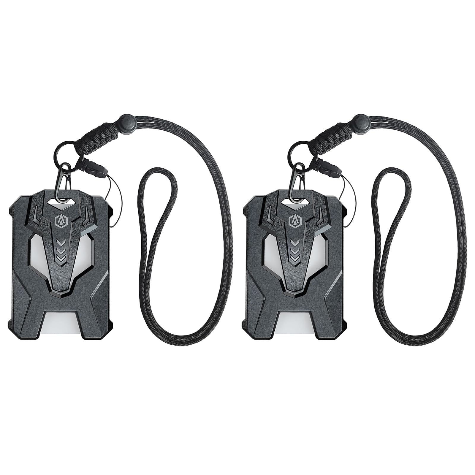 Autonomier 2Pack Heavy Duty Badge Holder with Adjustable Lanyard