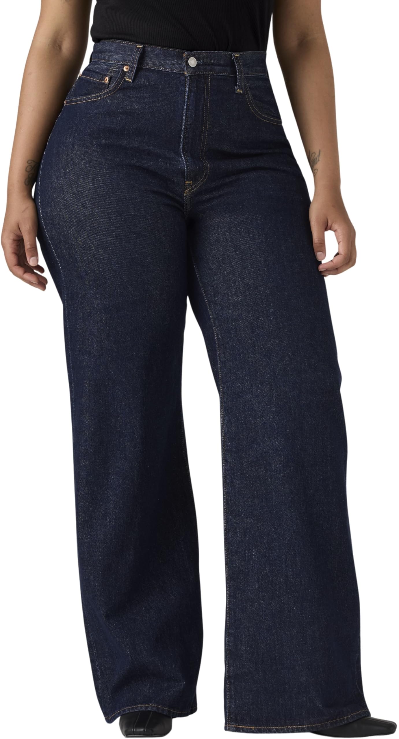 Levi's Jeans da Donna Ribcage Wide Leg, Shaded View, 29W x 30L
