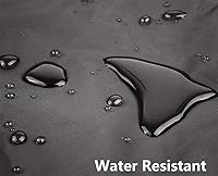 Vista 4 de Fundas de sofá esquinero de ratán para patio, impermeables, en forma de L, para muebles de jardín, seccionales, funda protectora para terraza