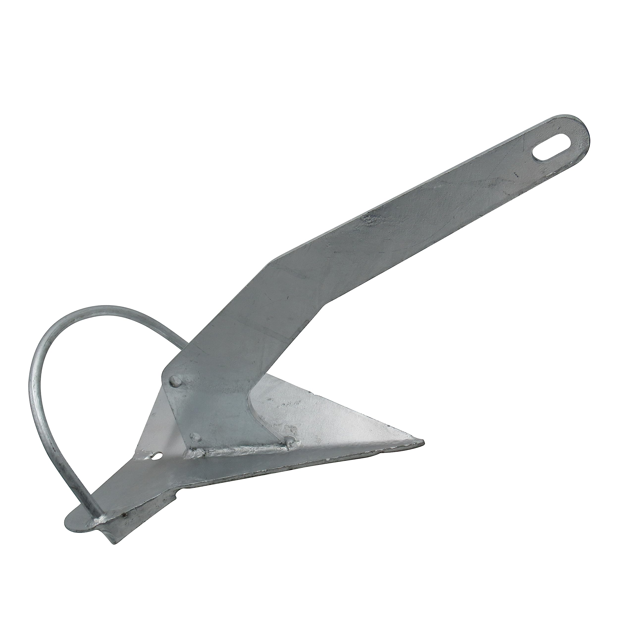 Galvanised Self Righting Plough Anchor 4KG - 40KG (Fixed Roll Bar Marine Fishing Boat) (40KG)