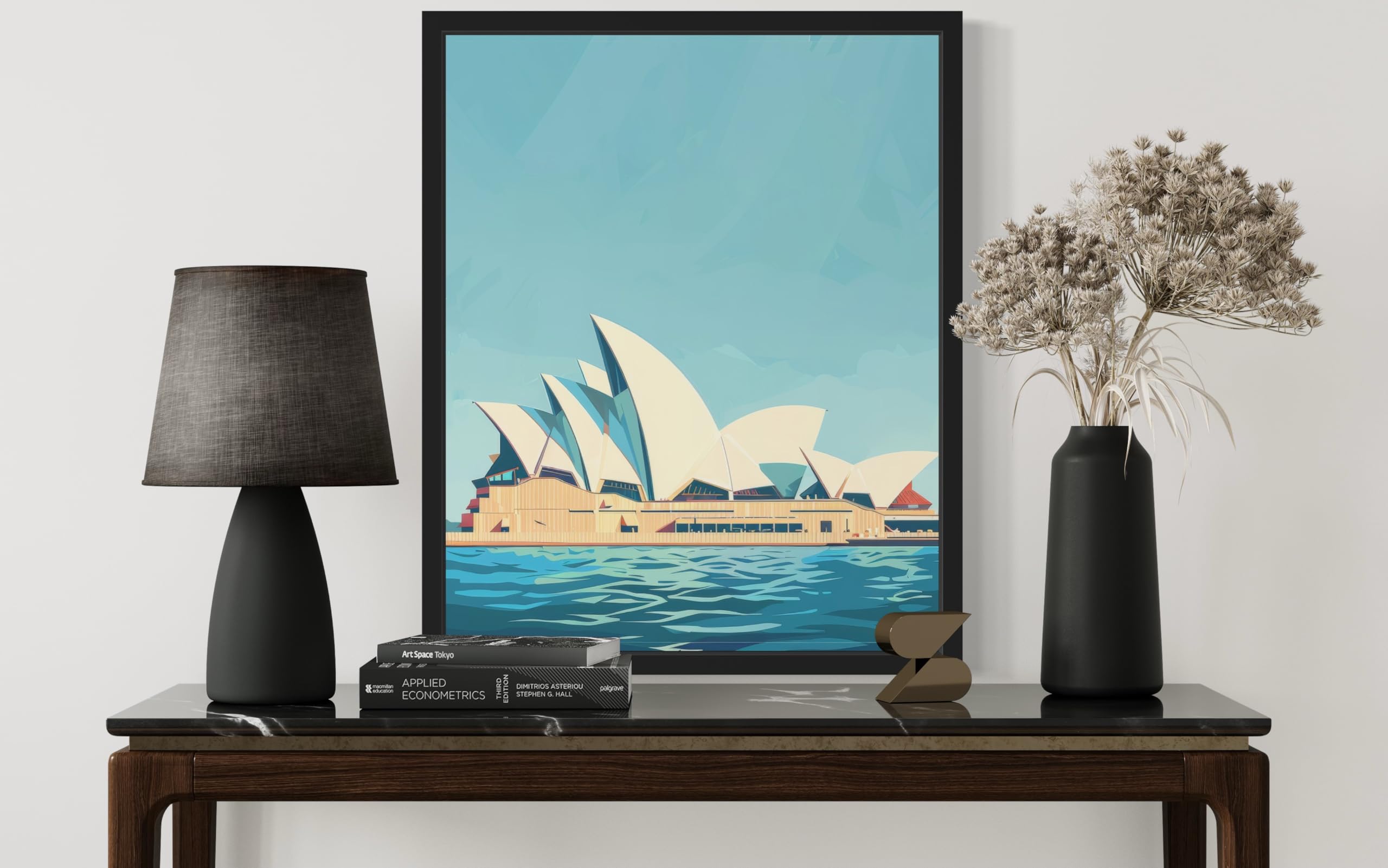 Amazon.com: Sydney Opera House Landscape Poster Art Print, Retro