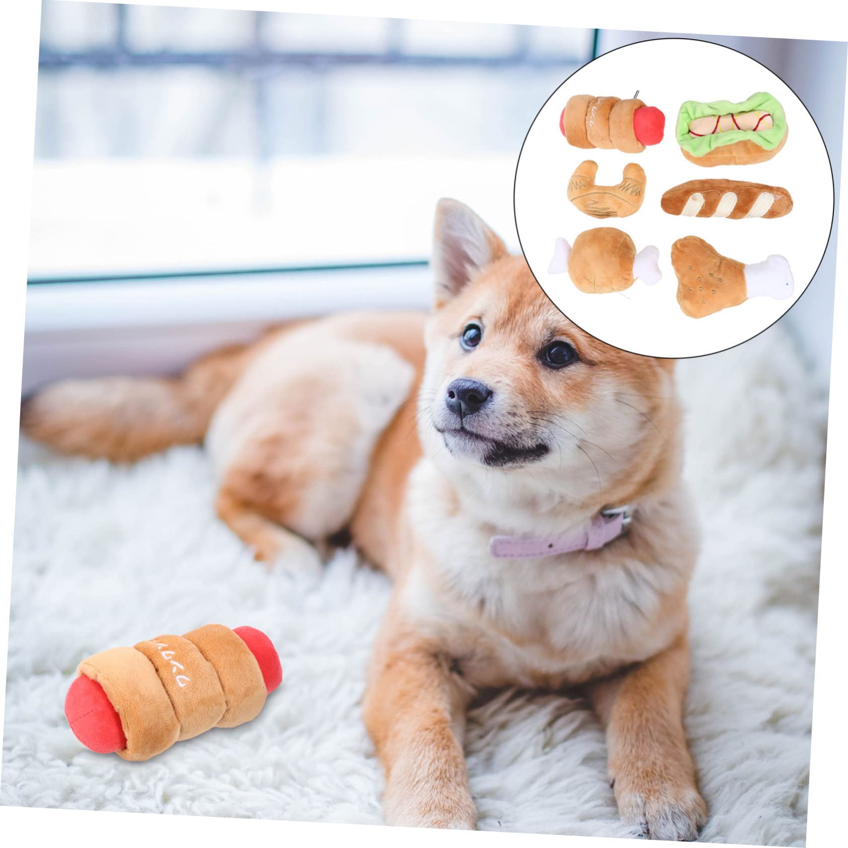 Kisangel 12stücke Teiliges Interaktive Hundespielzeuge Aus Plüsch Unzerstörbare Quietschspielzeuge Für Hunde Pet Educational Toy Zur Zahnpflege Und Spielzeit