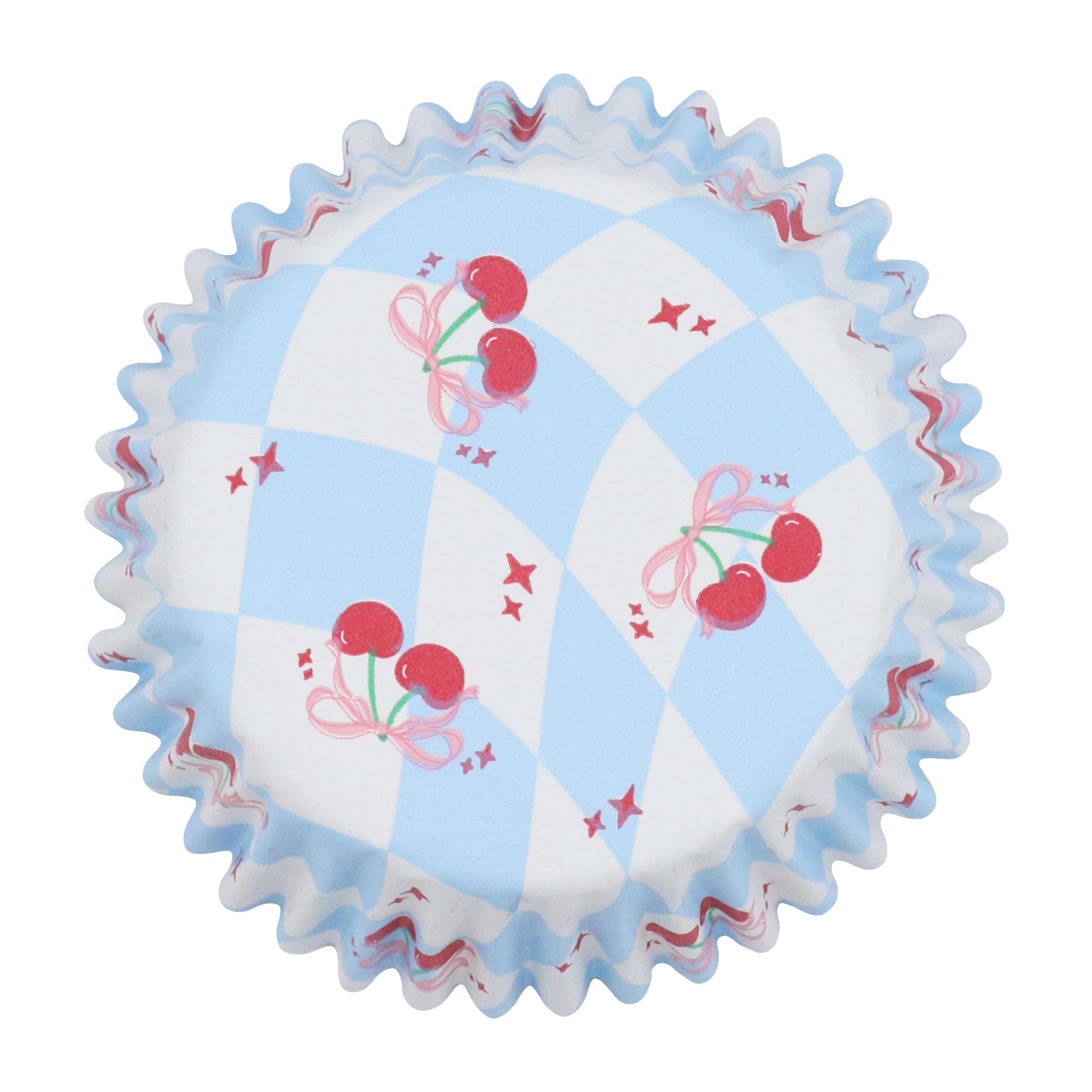 PME Vintage Foil-Lined Cupcake Cases - Tied with a Little Bow (Pack of 30), Blue