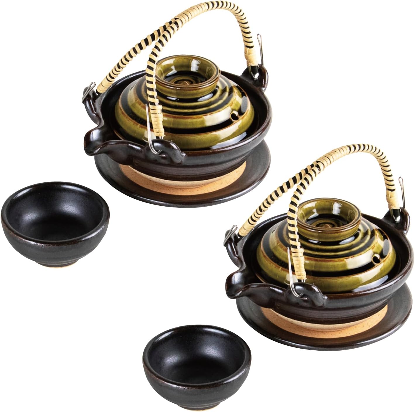 3個セット平形織部 土瓶むし [ 13.8 x 11.8 x 5.7cm 240cc 370g 3個セット平形織部 土瓶むし [ 13.8 x 11.8 x 5.7cm 240cc 370g