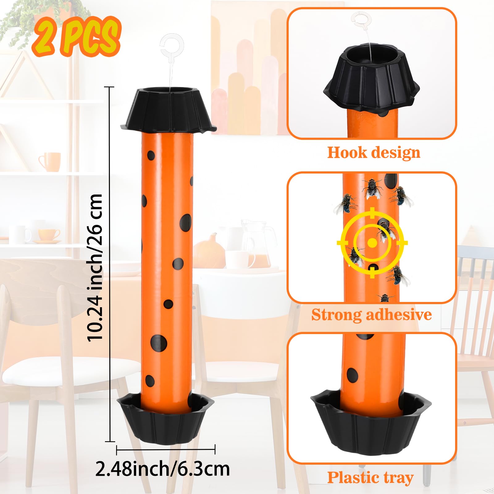 Amazon.com : Qualirey Fruit Fly Traps for Indoors Hanging Fly