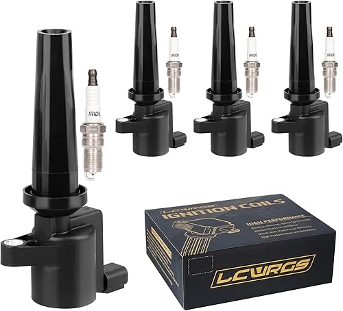 Juego de 4 bobinas de encendido y bujías para Ford Fusion Escape C-Max Transit Connect Lincoln MKZ Mercury Mariner Milan 2010 2011 2012 2013 2014