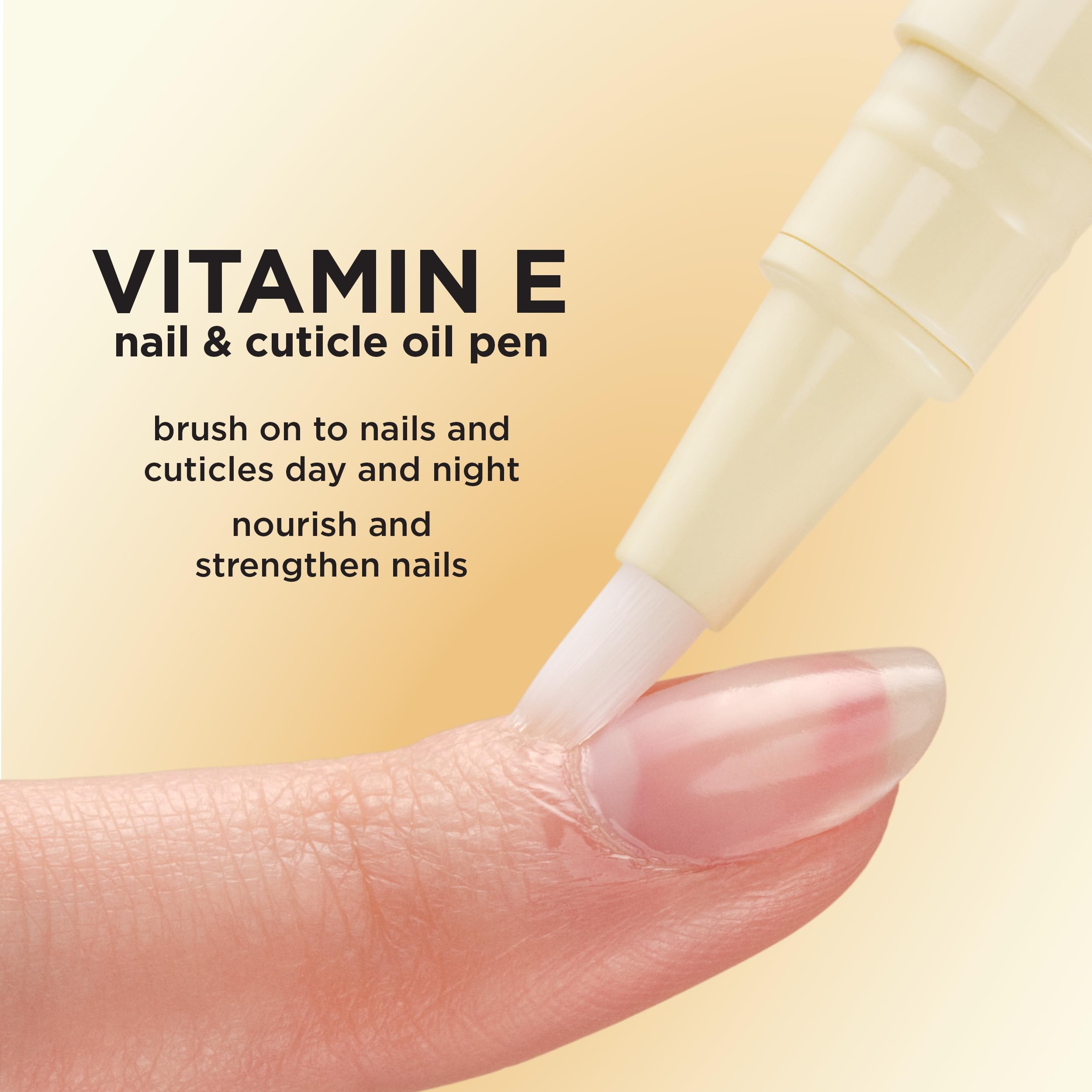 Sally Hansen Vitamin E Nail & Cuticle Oil Pen, Trattamento per unghie, Formato Penna da viaggio per cuticole