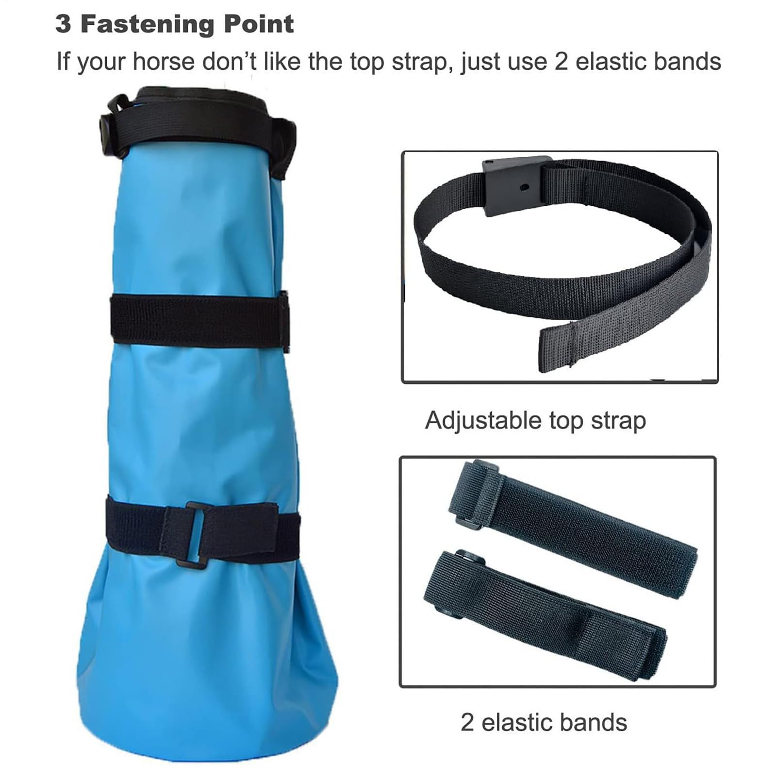 Botte De Trempage Des Sabots – Les Bottes De Glace Pour Chevaux Favorisent La Avec Un Coussinet EVA | Botte De Trempage Avec Sangles Réglables Pour Chevaux – Écurie, Pâturage, Ferme, Ranch, S