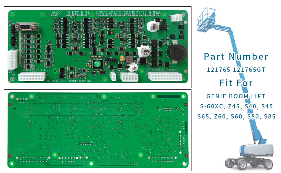Aftermarket Aerial Lift Parts PCB ECM Circuit Board ALC500 121765
