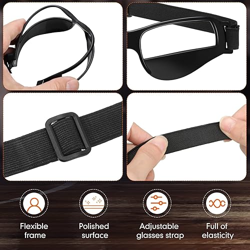 Miniatura 3 de Paquete de 12 gafas de baloncesto ajustables para entrenamiento deportivo, ayuda para entrenamiento de equipo, equipo de baloncesto,