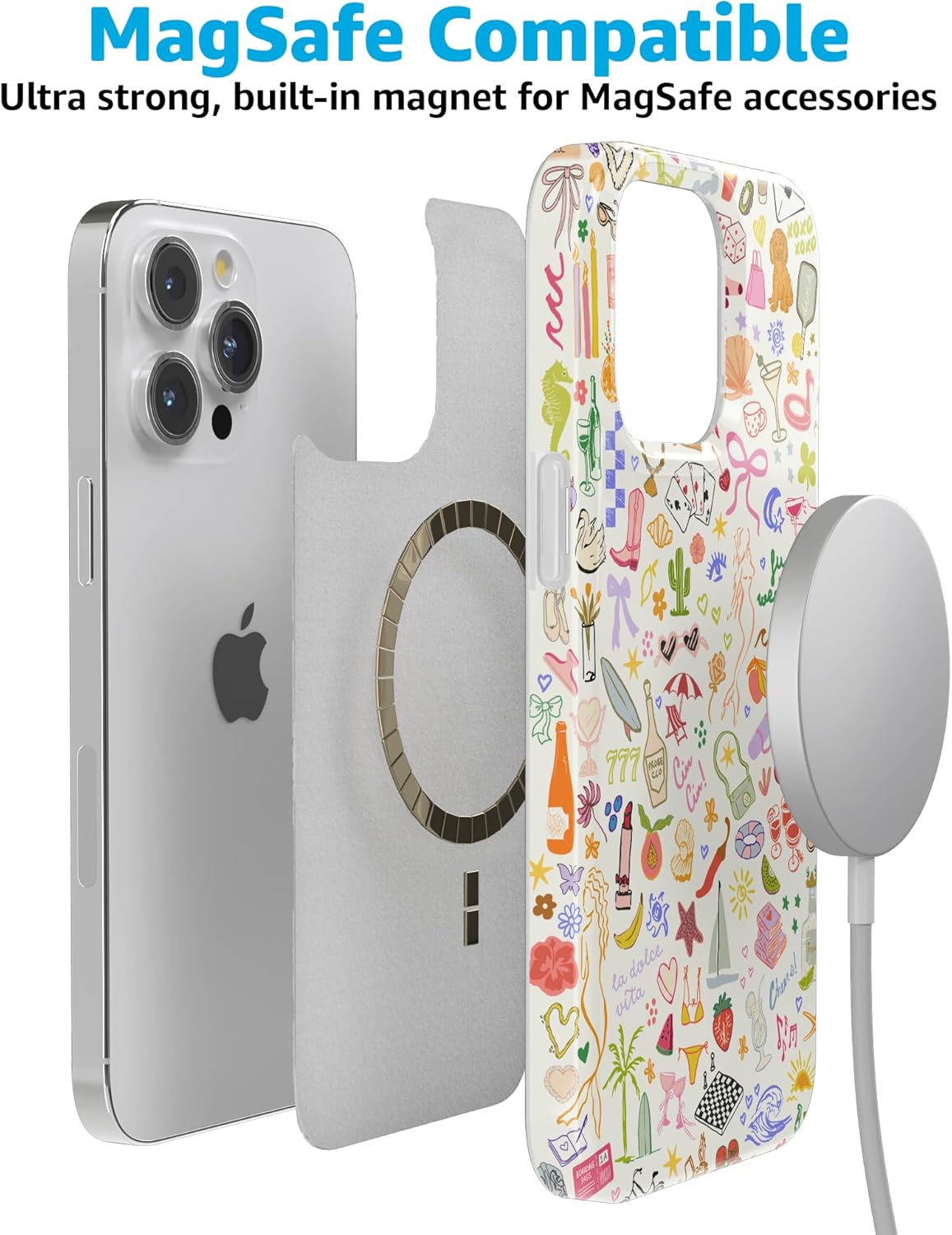 Casely iPhone 15 Pro Max Case | All The Fun Things | Fun on Weekdays | Compatible with MagSafe | Classic Ultra Slim Design