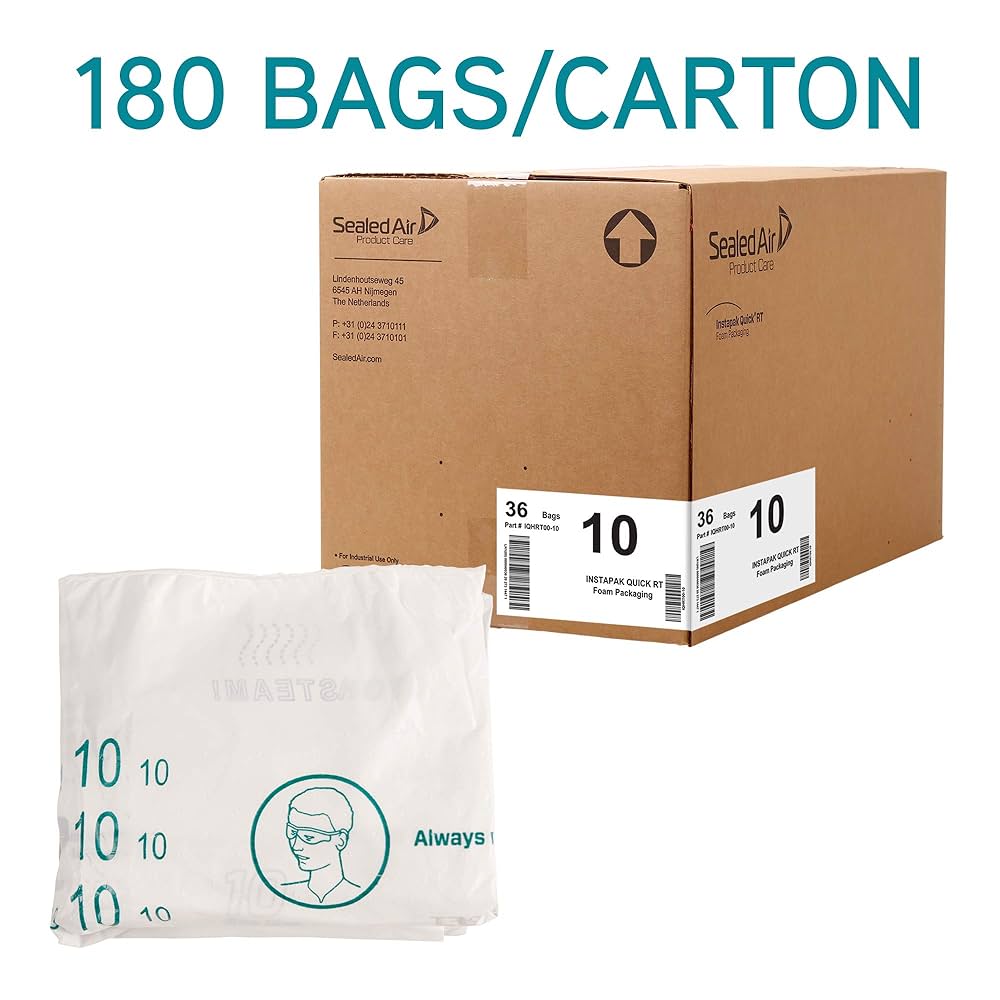 Instapak Quick RT #10 シールドエアー160個 Amazon.com: Sealed Air Instapak Quick RT #10 Heavy Duty
