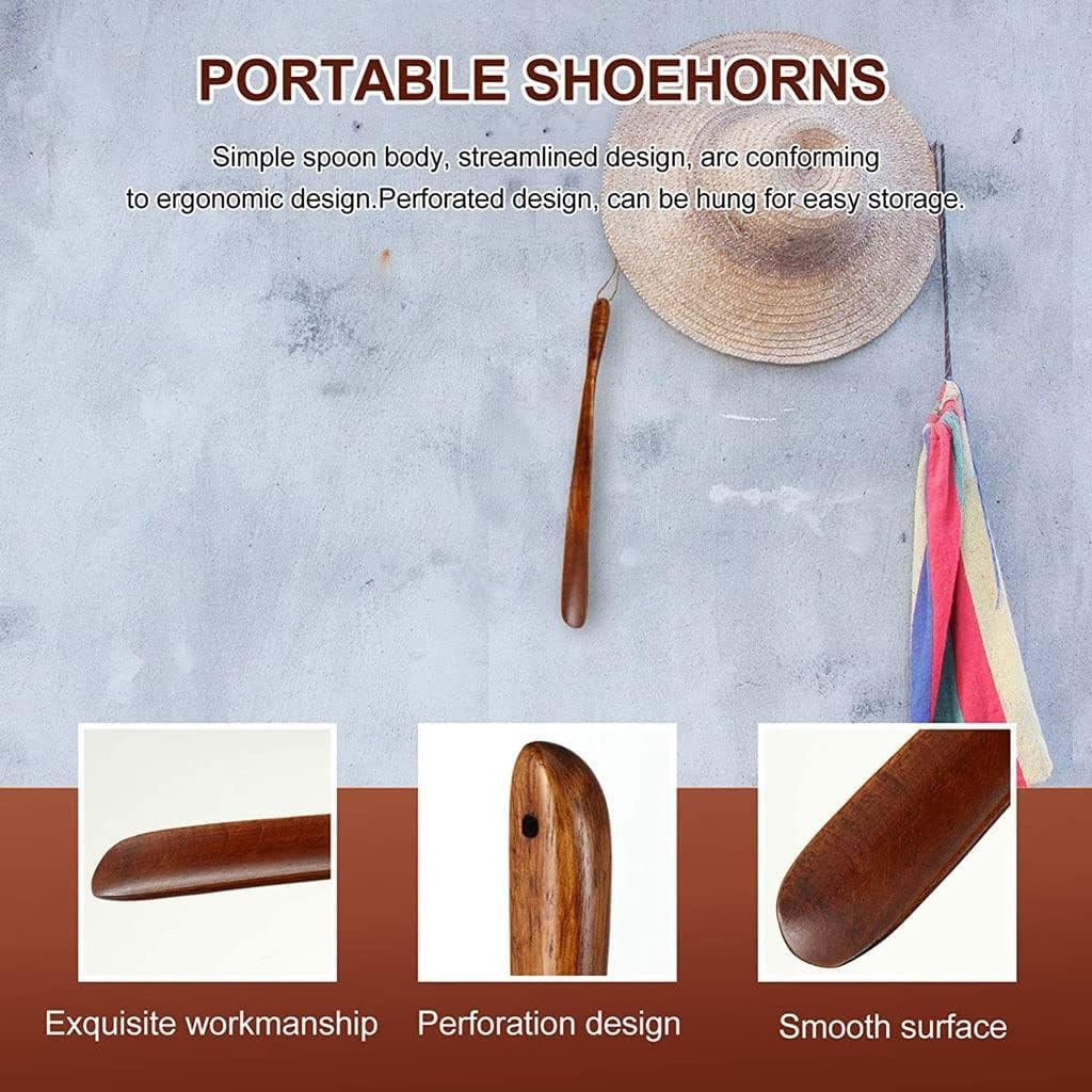 Schuhlöffel Aus Holz Mit Langem Griff, Schuhlöffel Aus Holz, Schuhlöffel Mit Langem Griff, Schuhlöffel Aus Holz, Schuhlöffel Für Den Haushalt, Für Erwachsene, Männer Und Frauen, Passend Für
