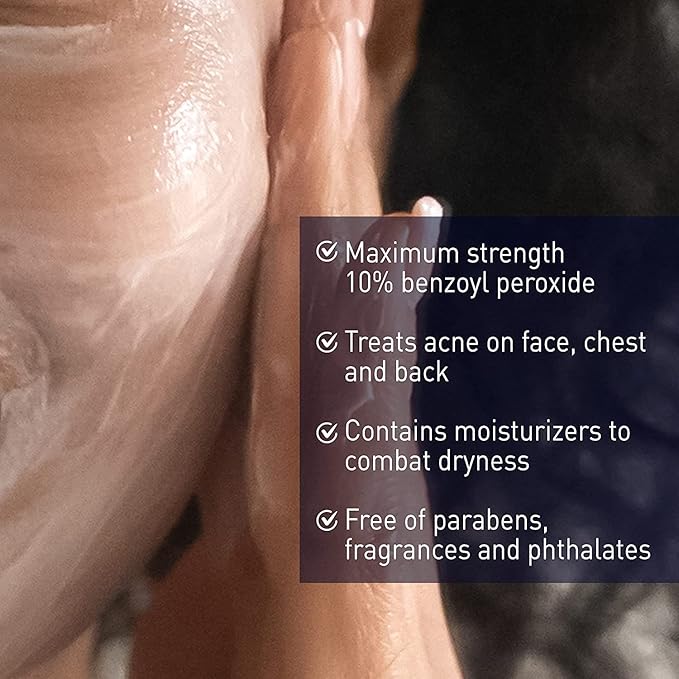 PanOxyl Acne Foaming Wash Benzoyl Peroxide 10% Maximum Strength Antimicrobial